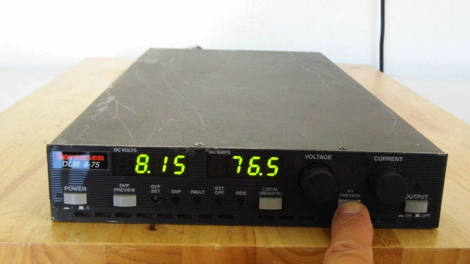 Sorensen DLM8-75 0-8V 75A 600W DC Power Supply (6 in stock) Sorensen DLM8-75 0-8V 75A 600W DC Power Supply (6 in stock)
